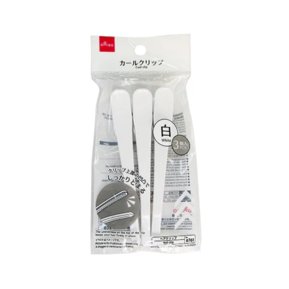 White Curl Clip