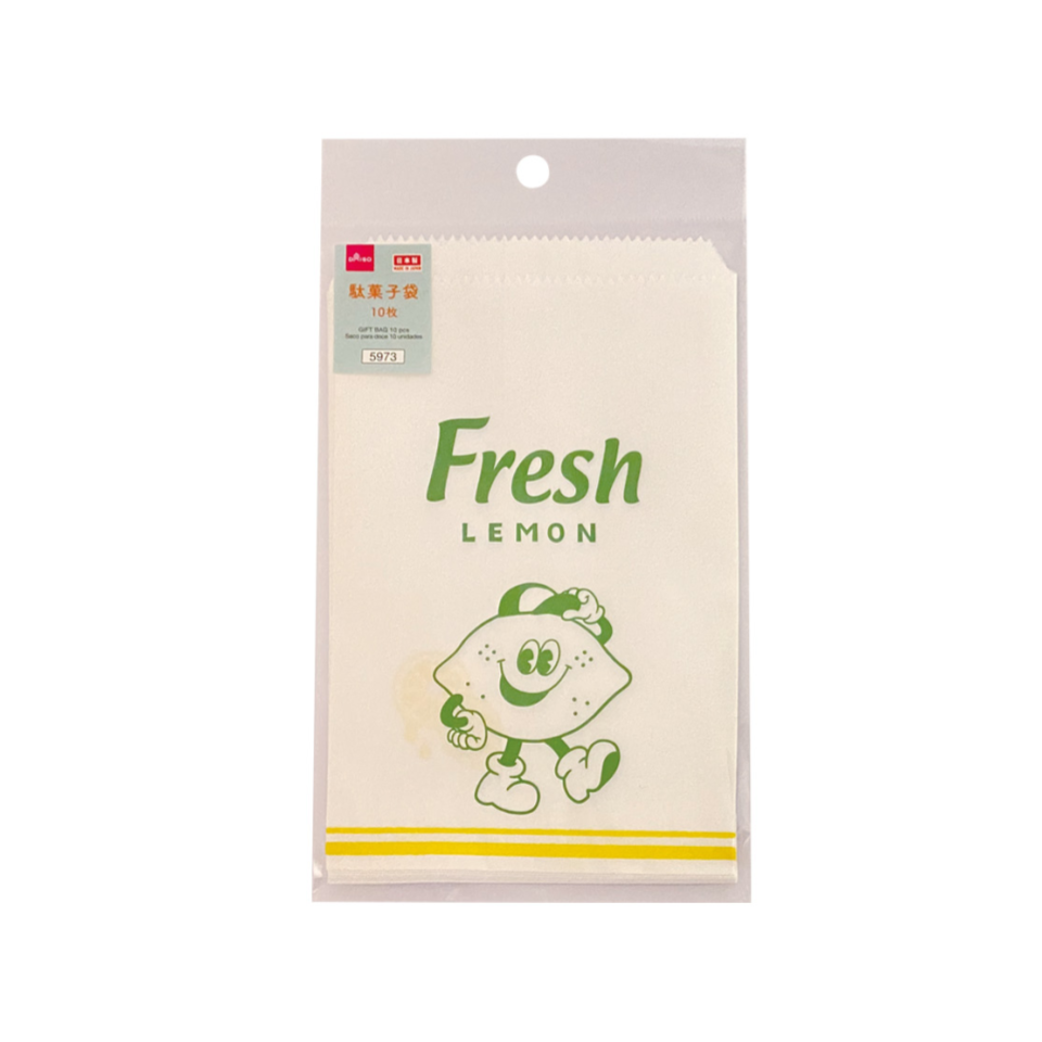 Gift Bag Summer Design Fresh Lemon