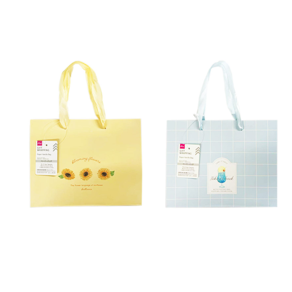 Paper Handle Bag Sunflower/Cream Soda