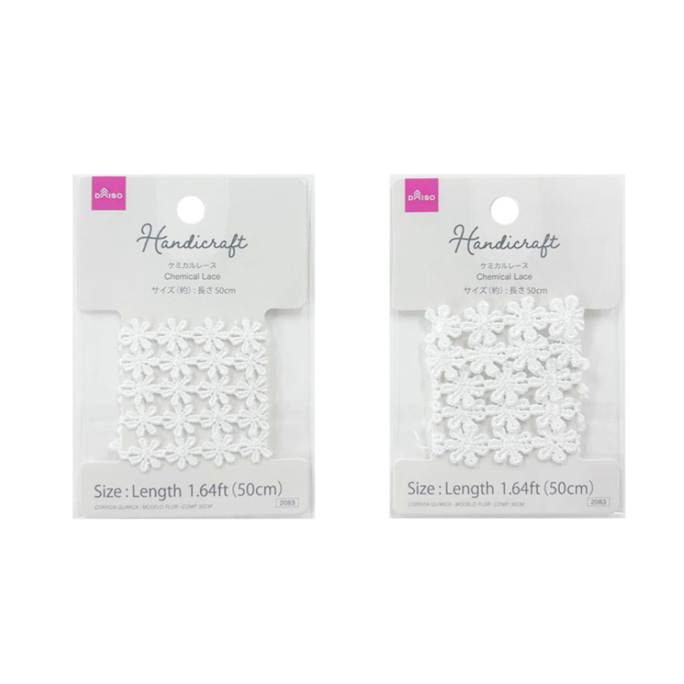 Chemical Lace Flower Motif 50cm