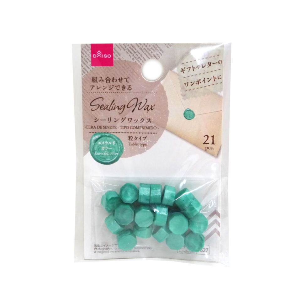 Sealing Wax Tablet Type Emerald