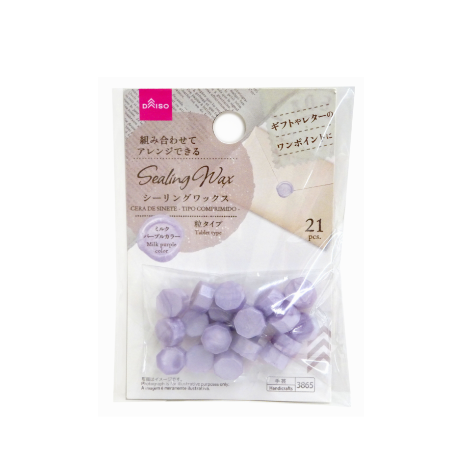 Sealing Wax Tablet Type Milk Purple