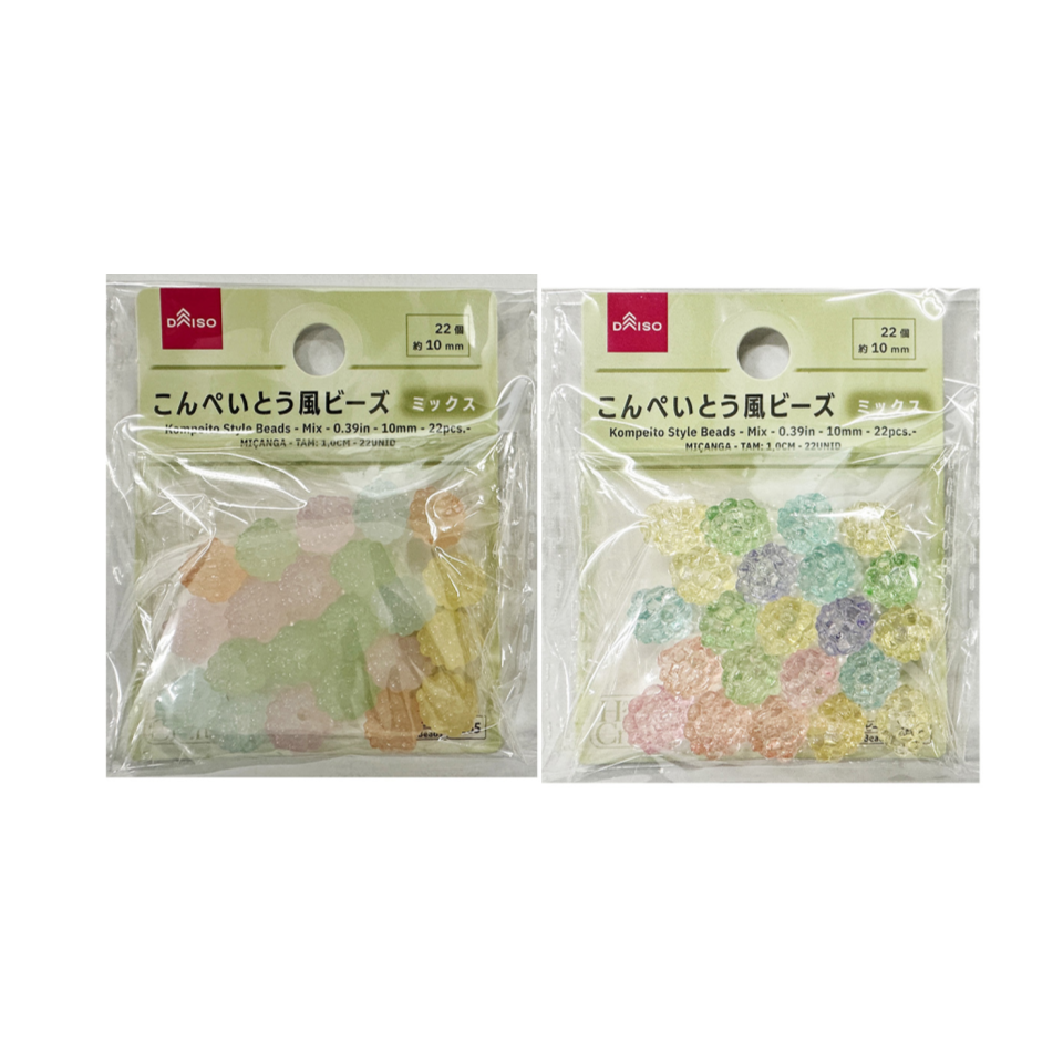 Kompeito Style Beads Mix 10mm