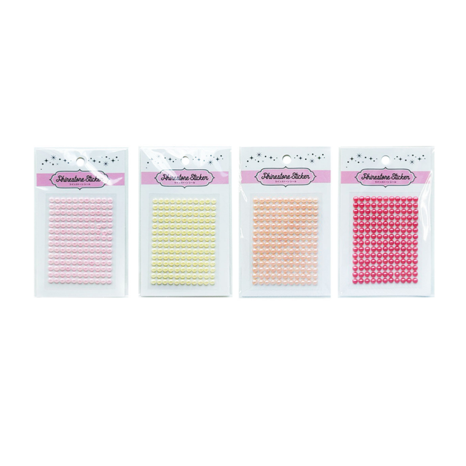 Rhinestone Sticker Pearl Warm Color