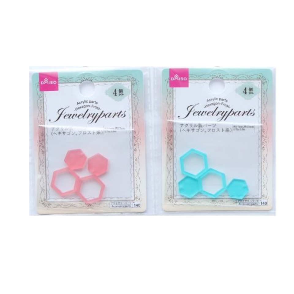 Acrylic Parts Hexagon Frost