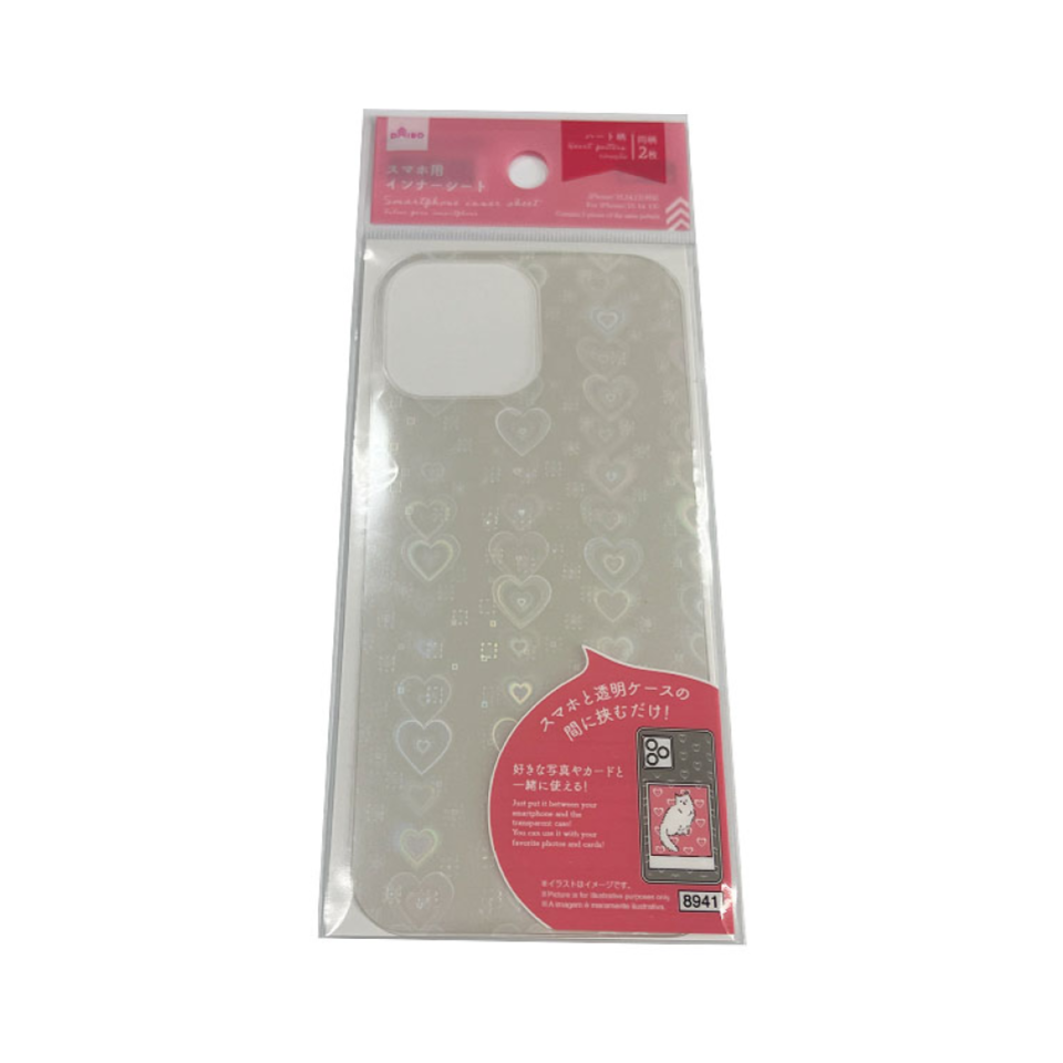 Smartphone Inner Sheet Heart Pattern