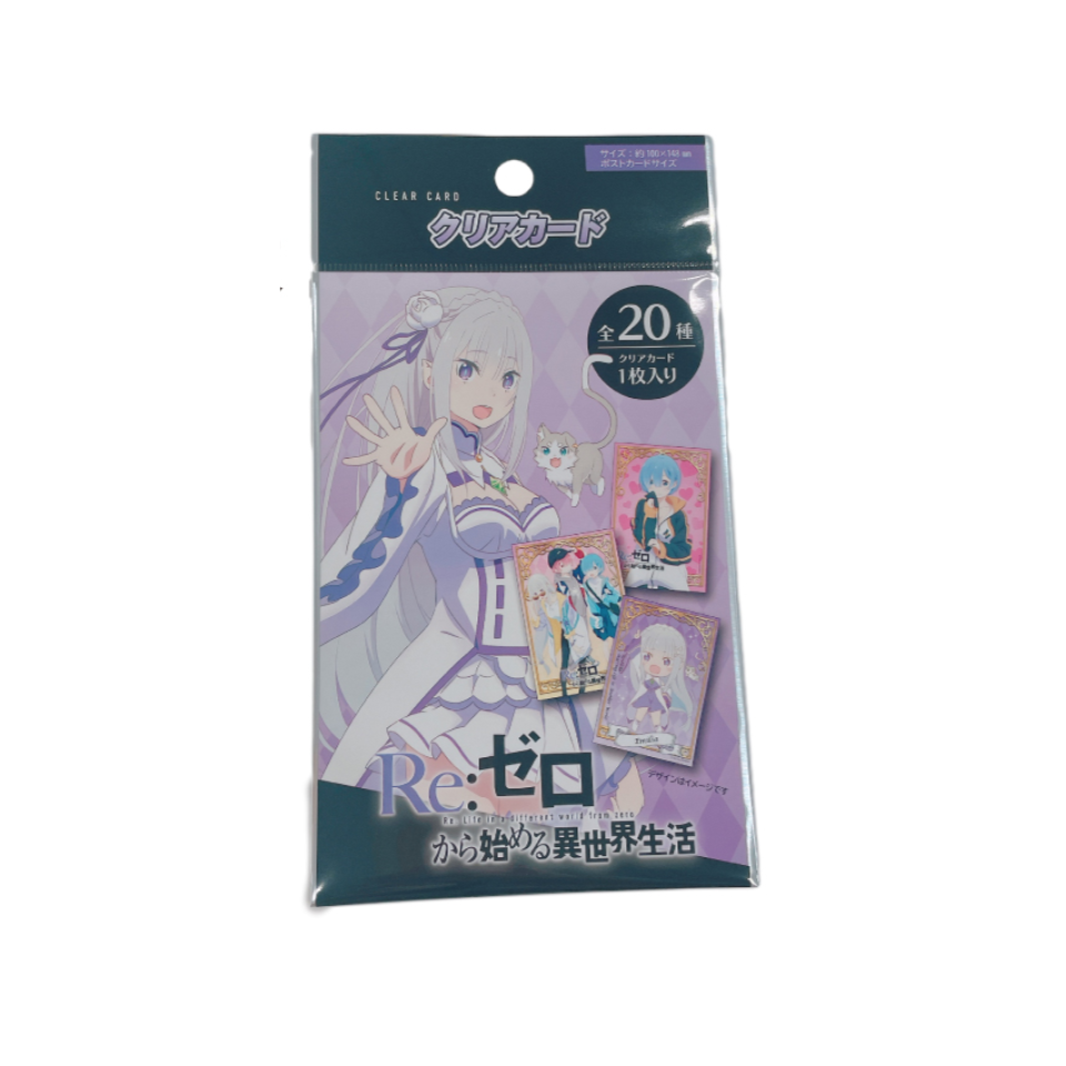 Clear Card Postcard Size Re:Zero − Starting Life in Another World