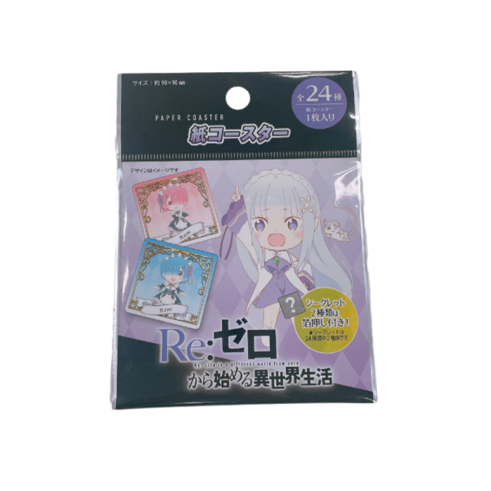 Paper Coaster Re:ZERO - Starting Life in Another World