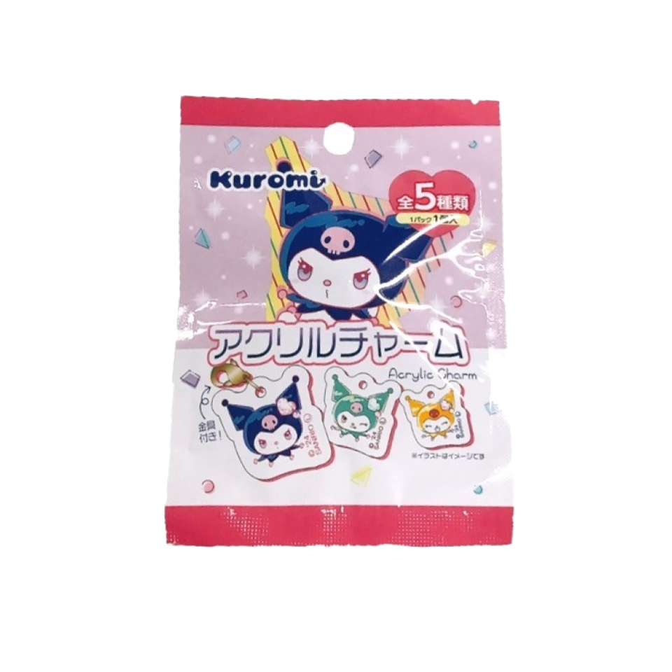 Acrylic Charm Kuromi Colorful