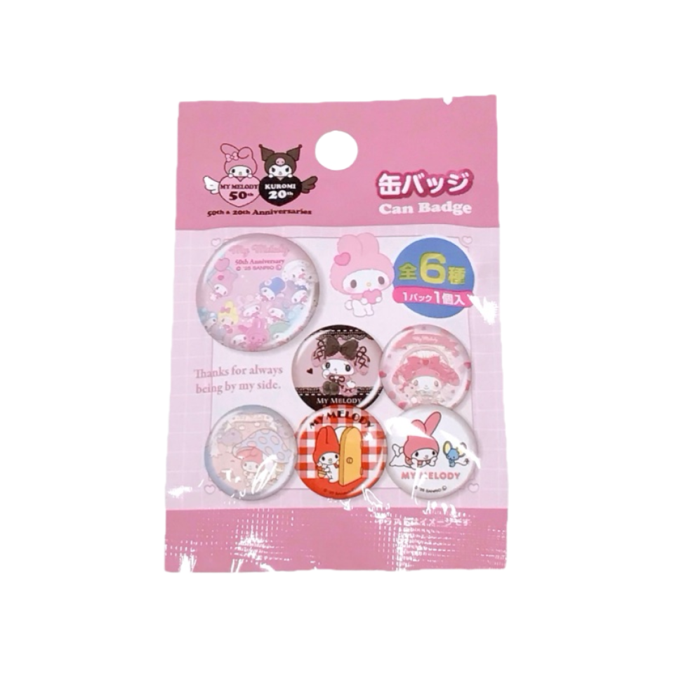 Can Badge My Melody 50th Anniversary