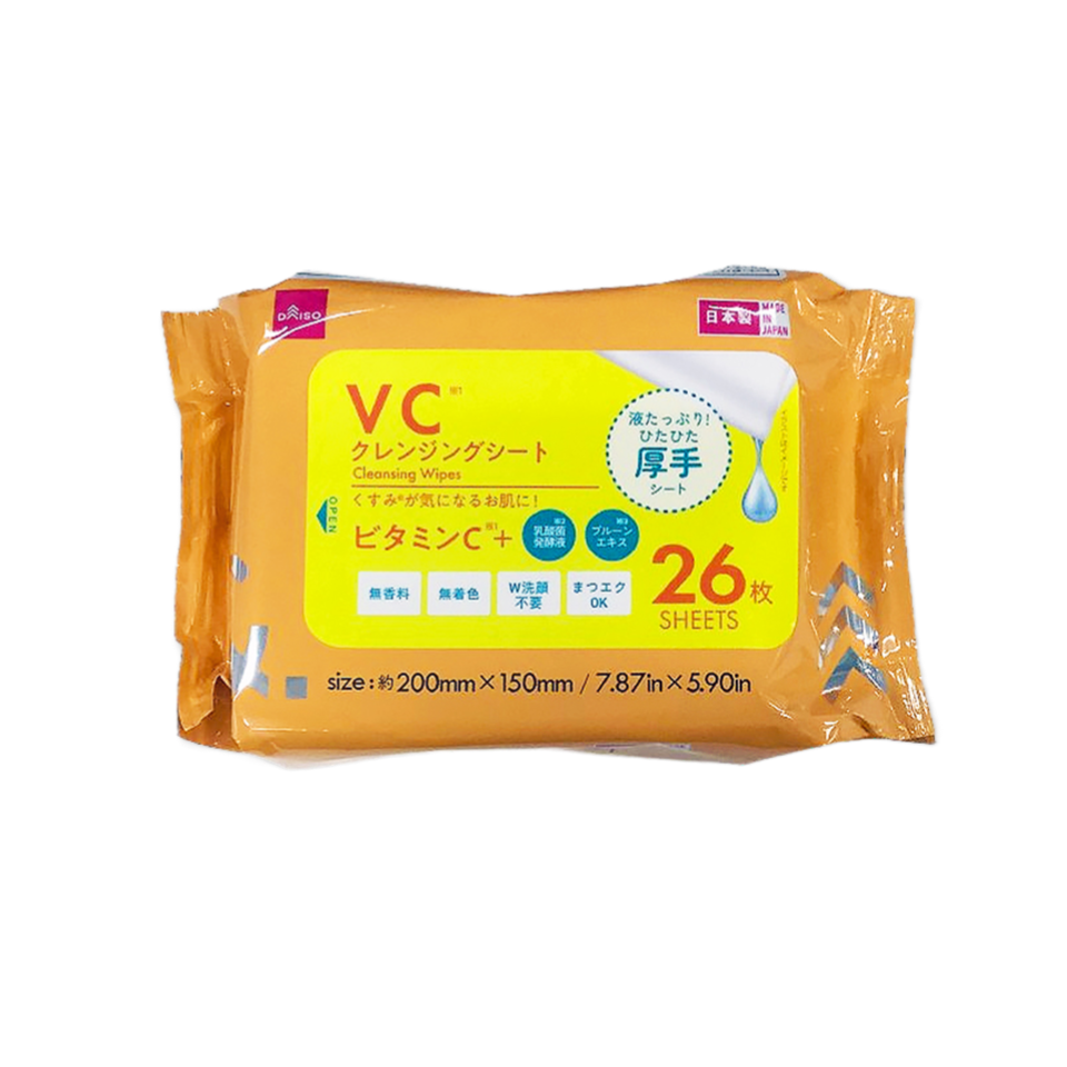 & Makeup Remover Wipes VC