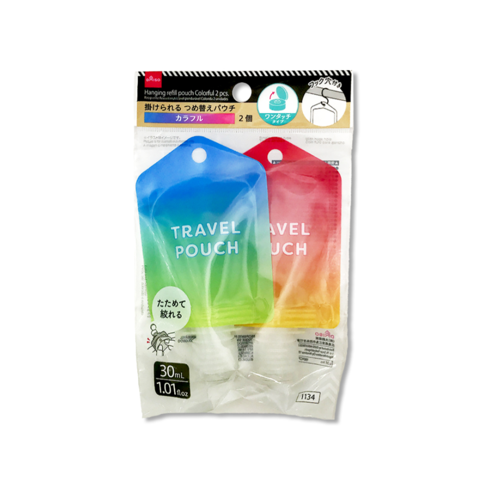 Hanging Refill Pouch Single Action Type Colorful 30ml