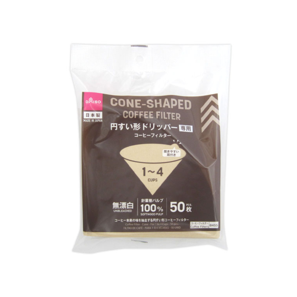 Coffee Filter Cone for 1 to 4 Cups