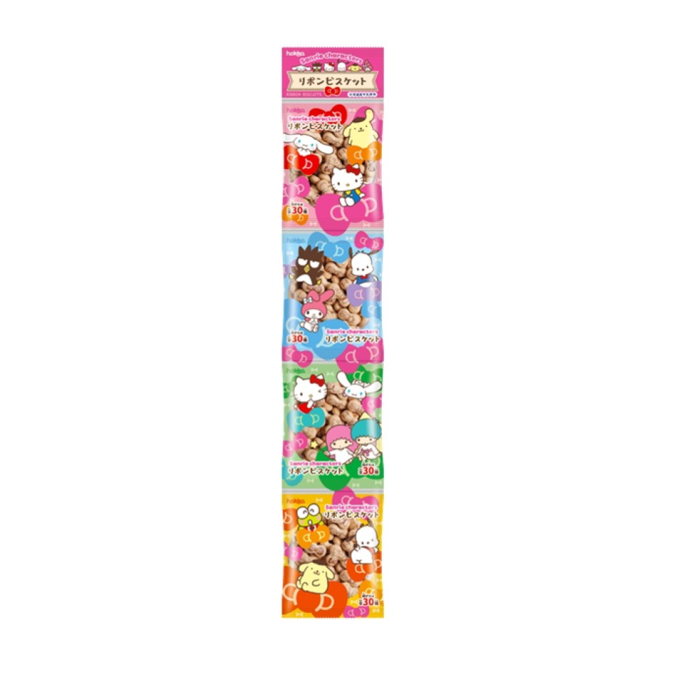 Hokuriku Sanrio Characters Ribbon Biscuits Four Packs 80g