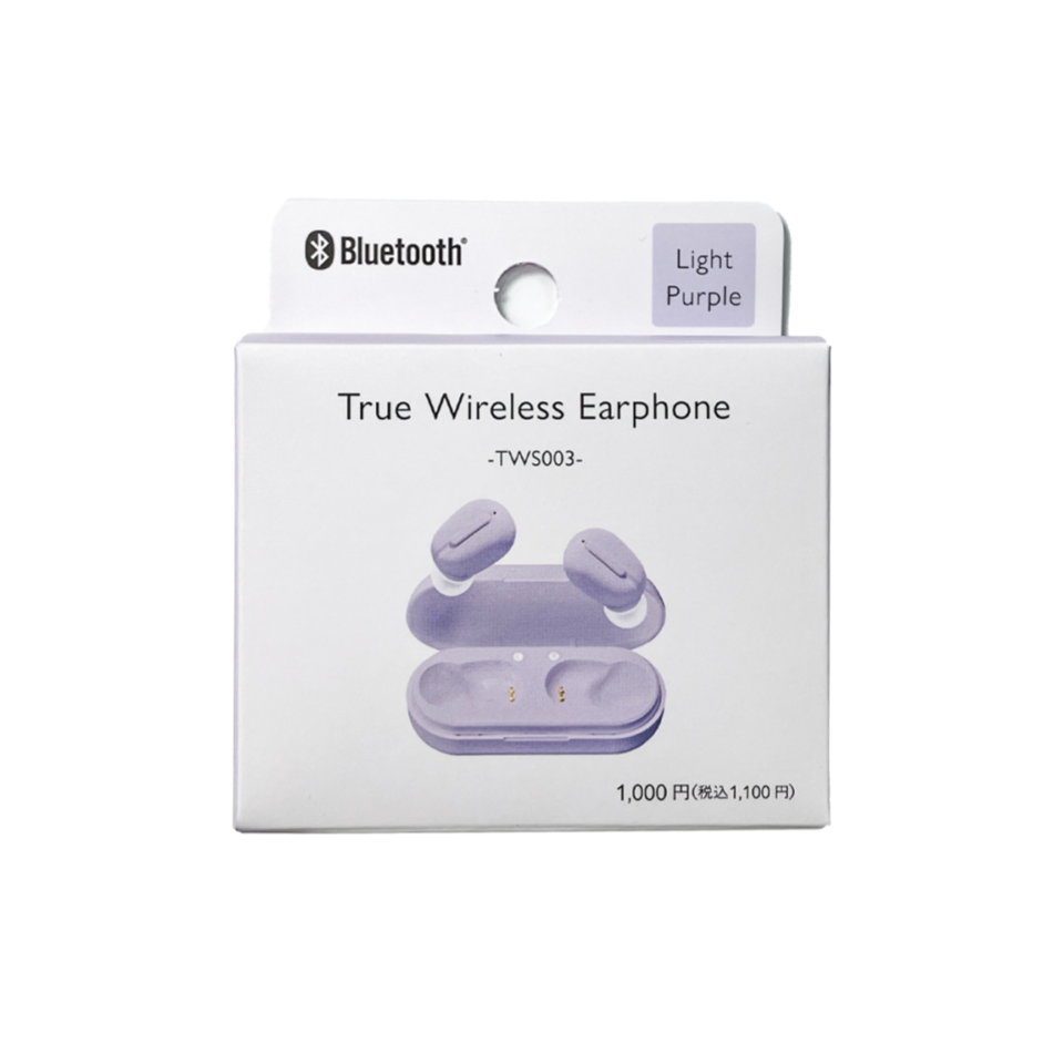 True Wireless Earphone TWS003 Light Purple