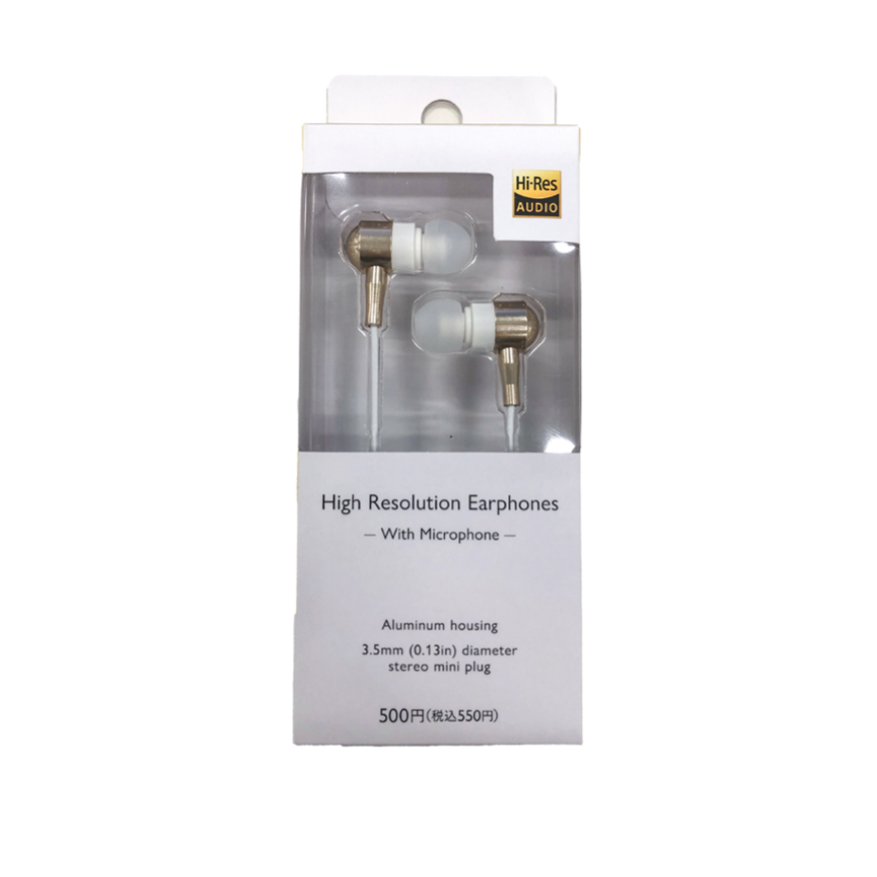 High Resolution Earphones with Microphone