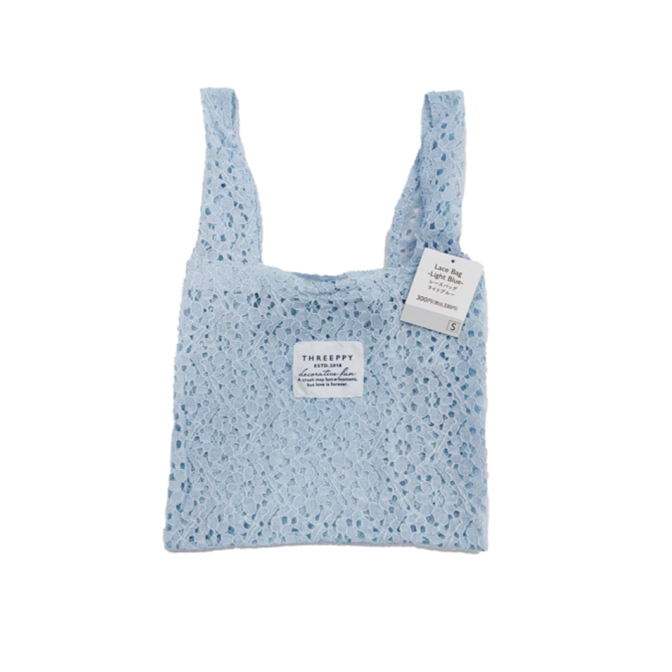 Lace Bag Small Light Blue