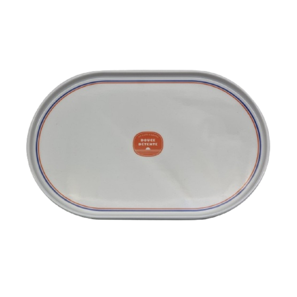 Oval Melamine Tray 33cm x 21cm
