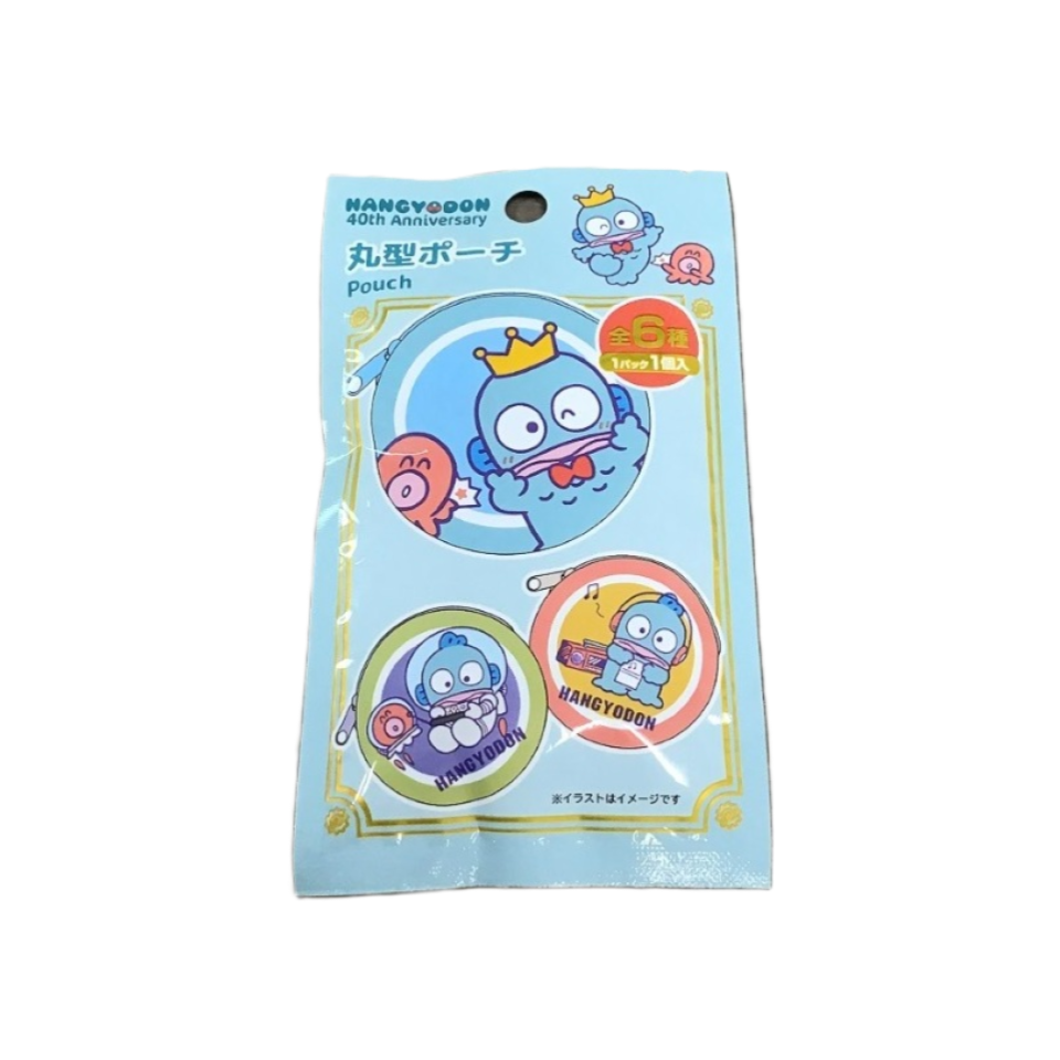 Round Shape Pouch Hangyodon 40th Anniversary