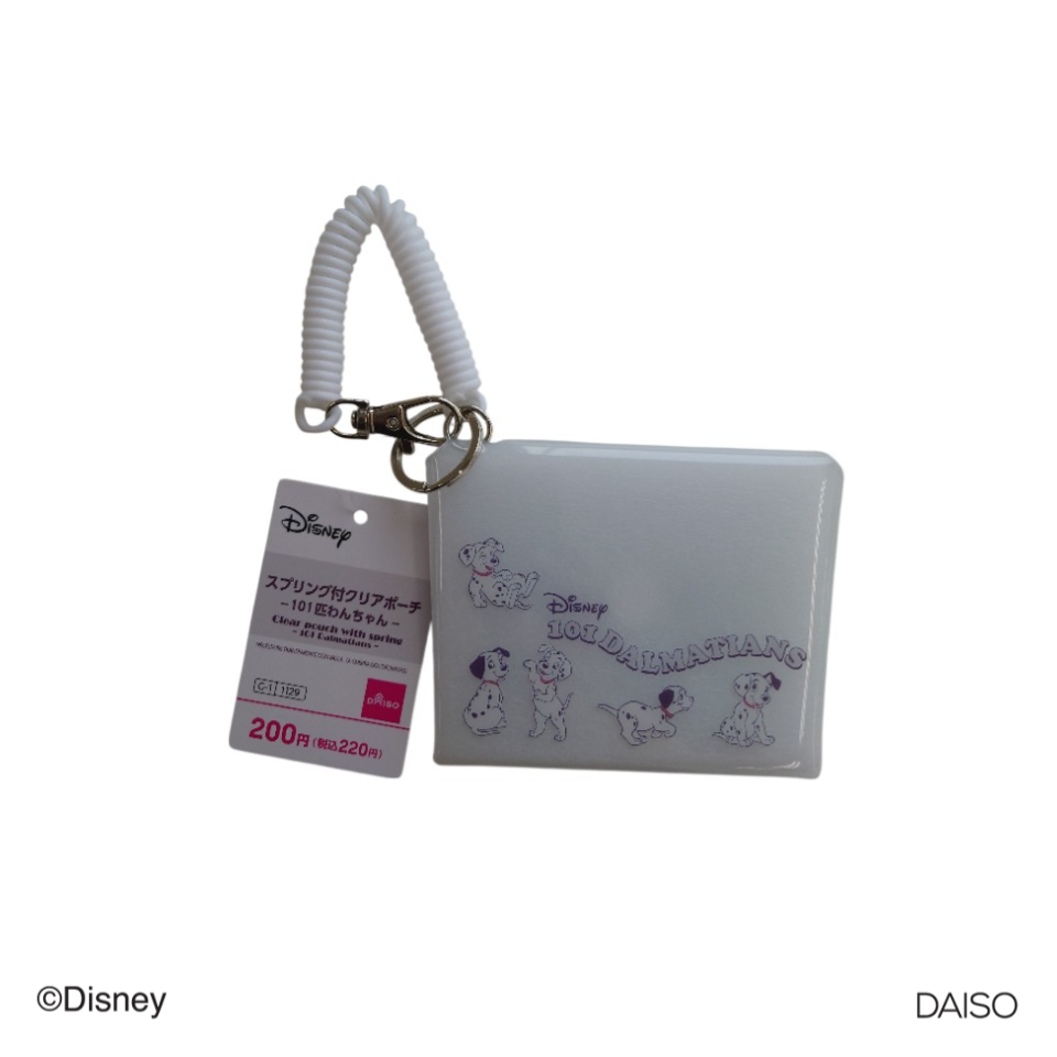 Clear Pouch with Spring 101 Dalmatians