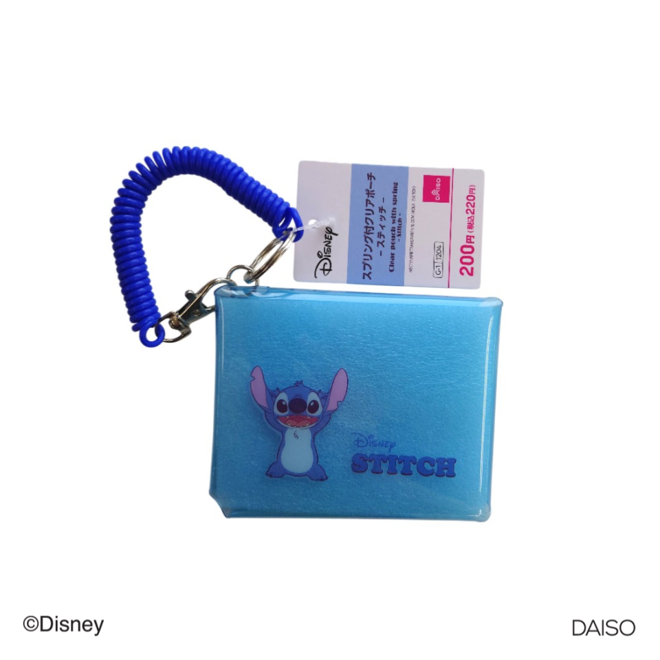 Clear Pouch with Spring Stitch