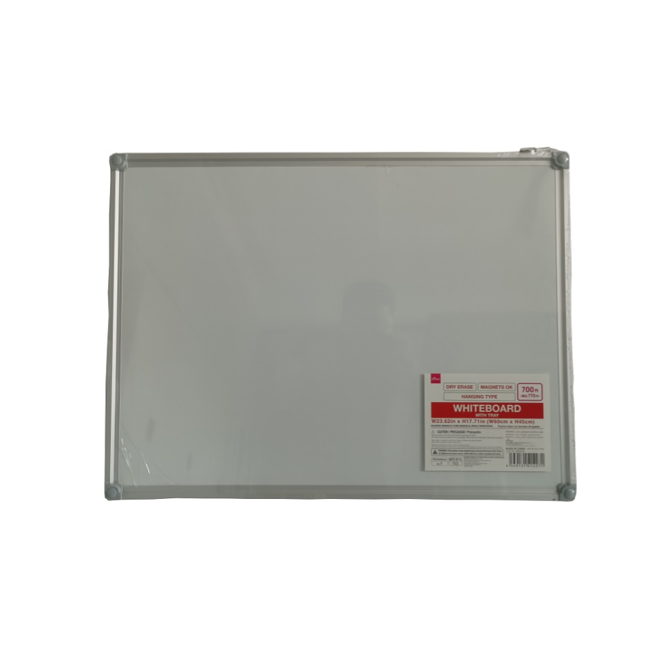 White Board with Tray Hang Type 45cm x 60cm