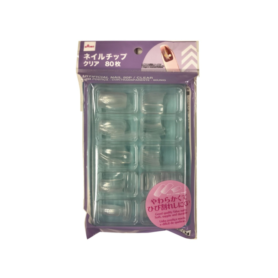 Artificial Nail Clear 80pcs