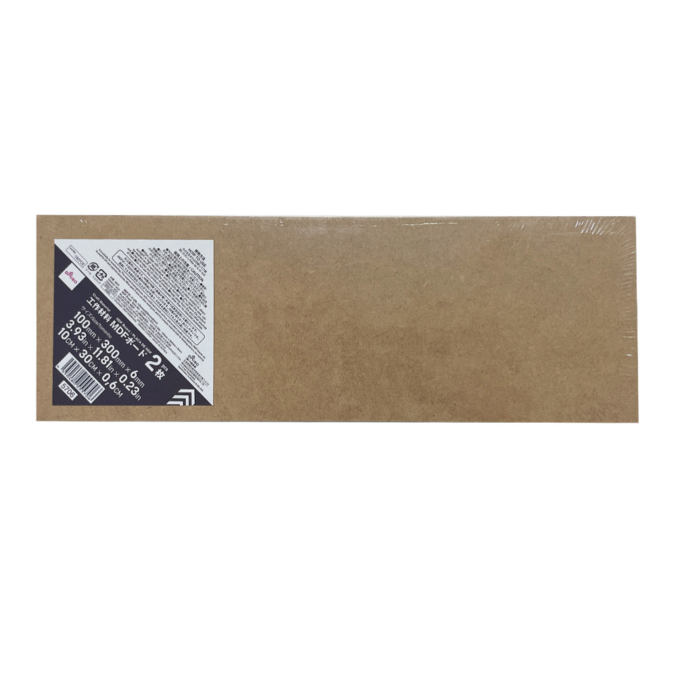 MDF Board 2pcs Set 100mm x 300mm x 6mm