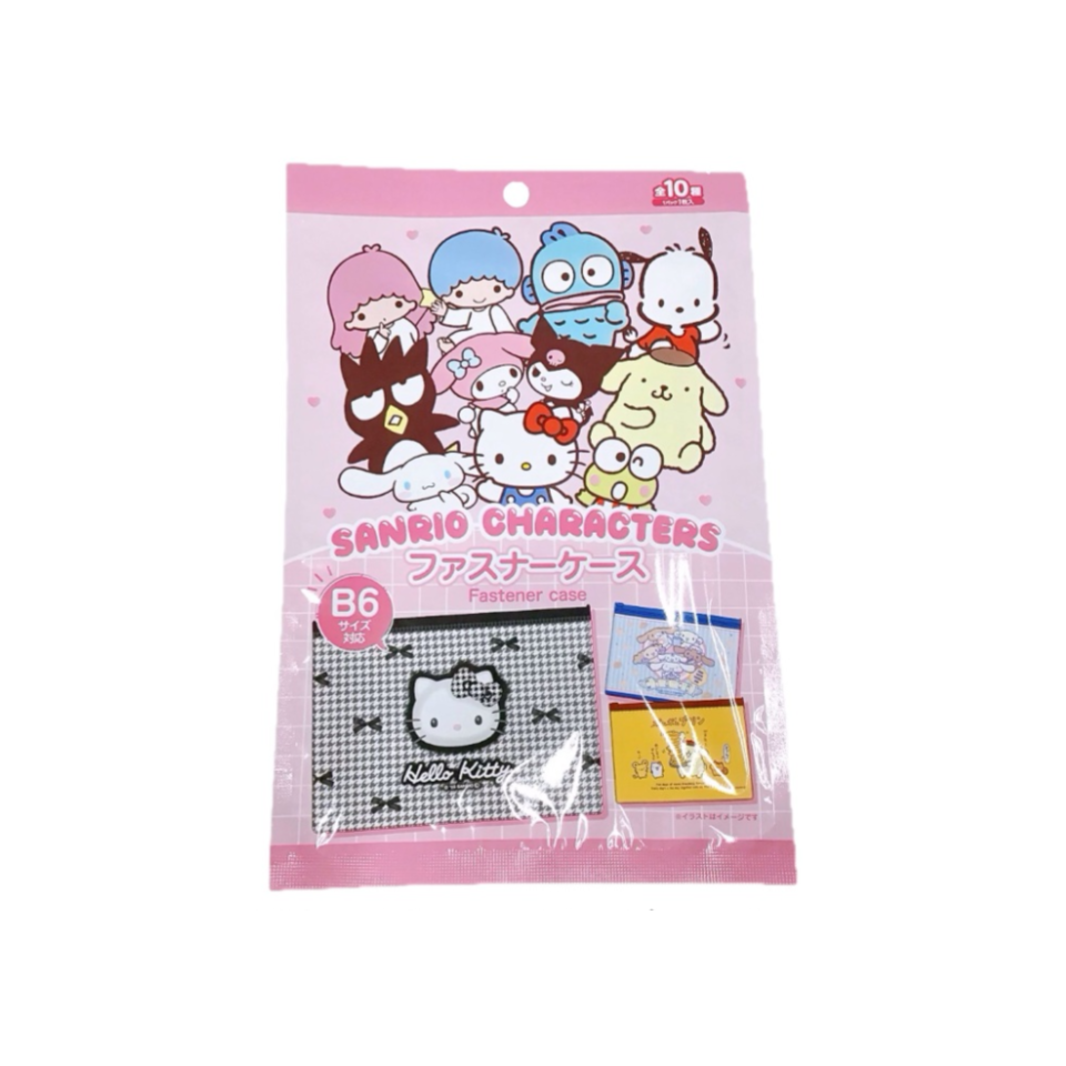 Case with Zipper B6 Sanrio Characters Standard