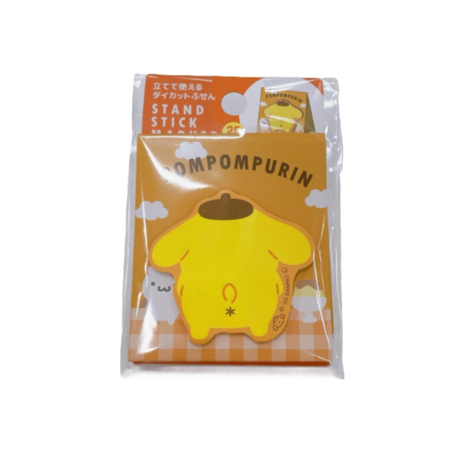 Standable Die Cut Sticky Note Pompompurin Yellow