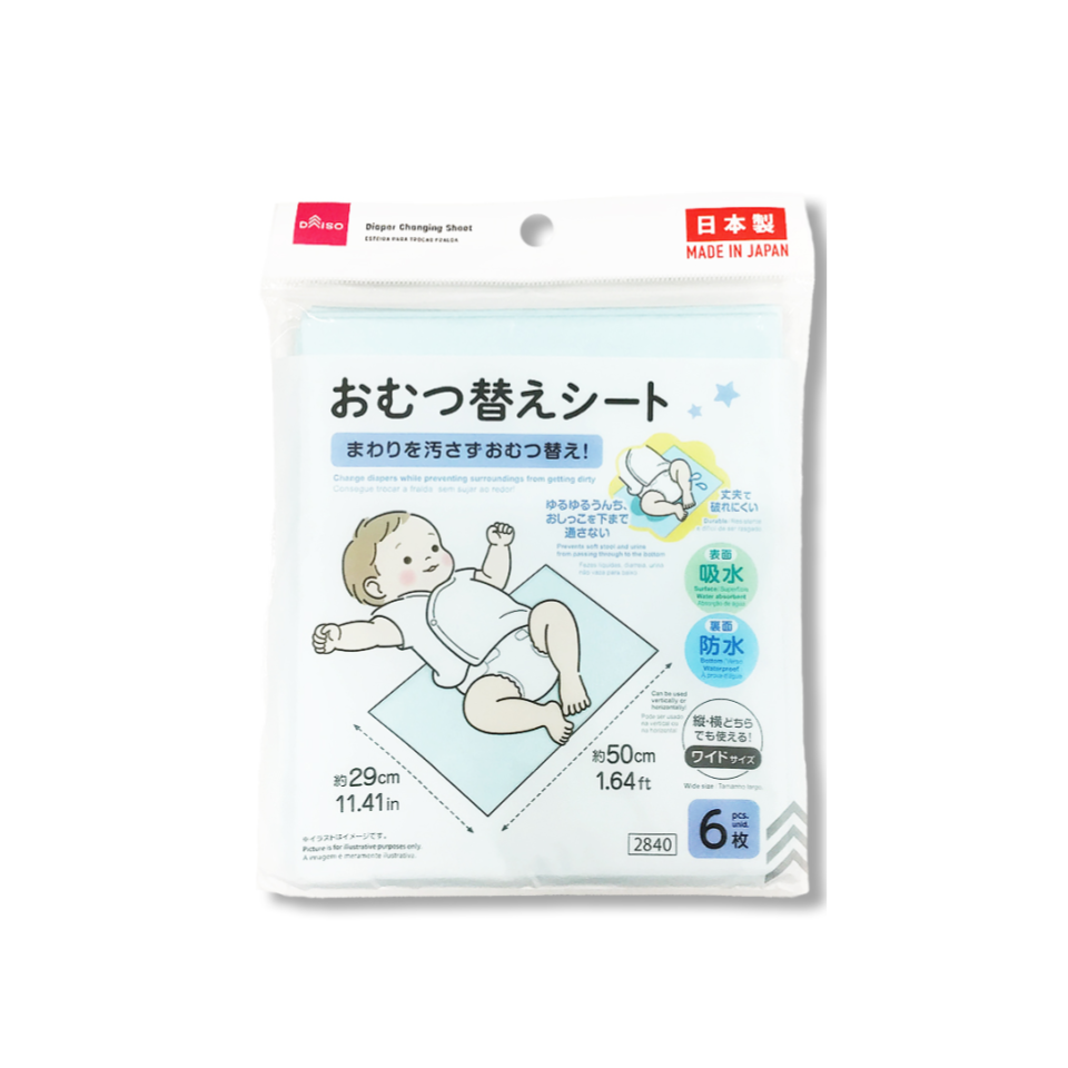 Diaper Changing Sheet 6pcs