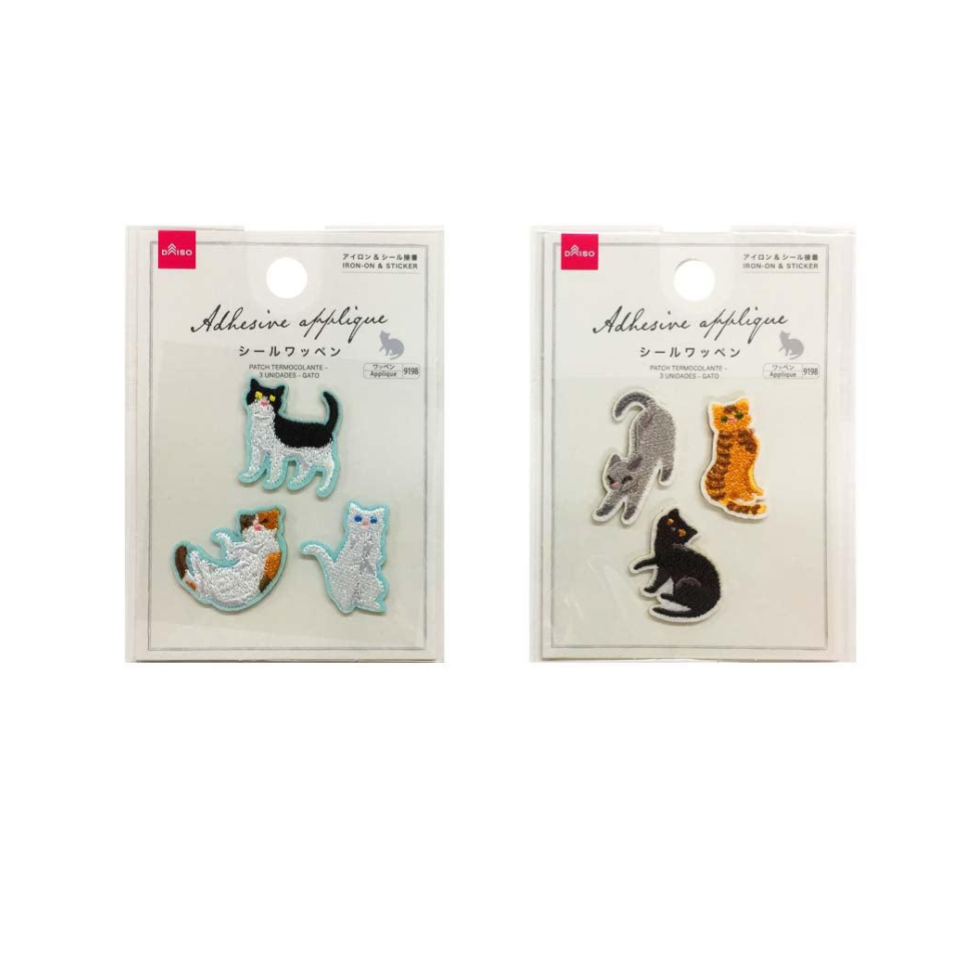 Adhesive Applique Cat