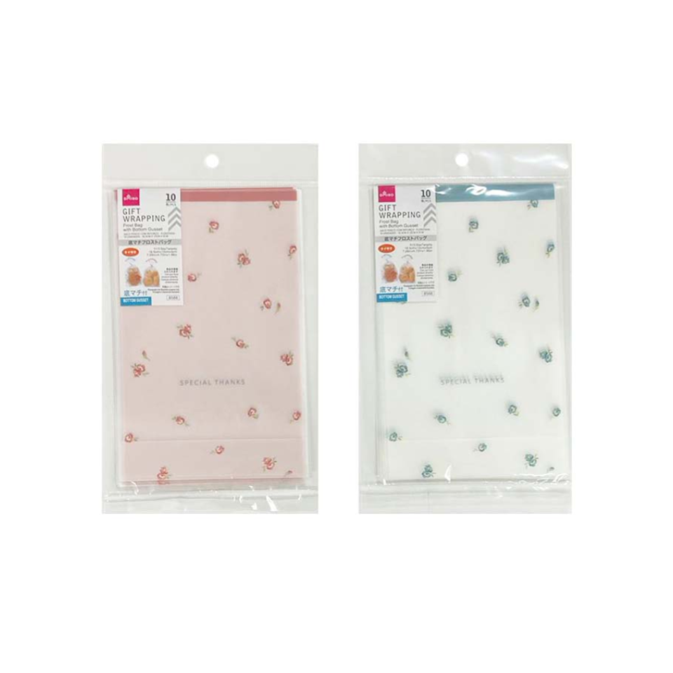 Frost Bag with Bottom Gusset Pedicel 18.5cm x 12cm x 5cm 10pcs