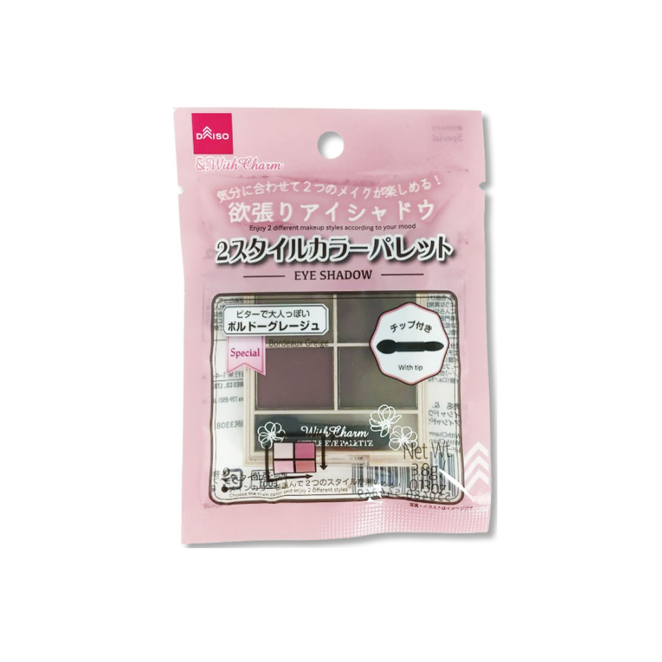 &.With Charm Two Style Eye Palette Bordeaux Greige