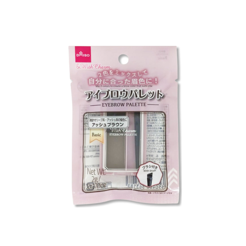 &.With Charm Eyebrow Palette Ash Brown