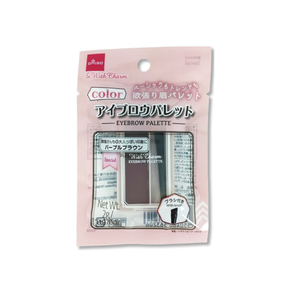 &.With Charm Color Eyebrow Palette Purple Brown
