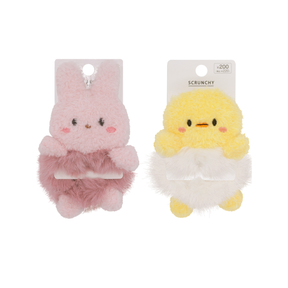 Eco Fur Scrunchie Rabbit/Chick
