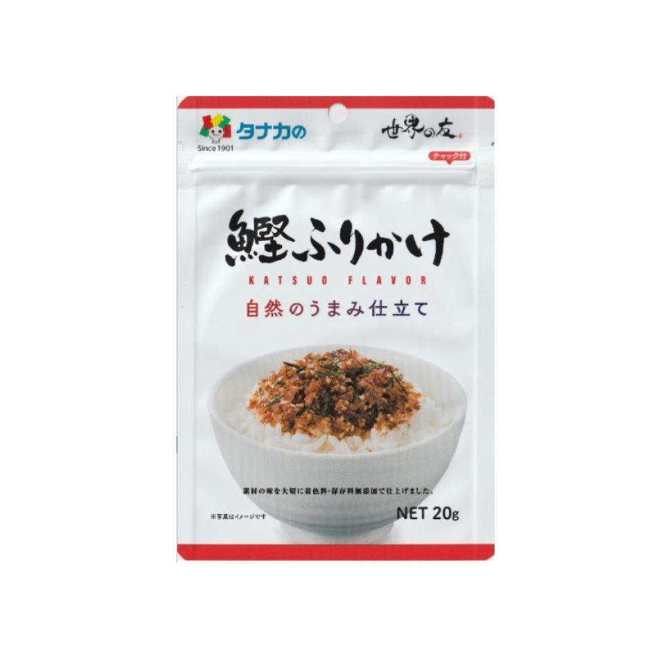 Tanaka Foods Natural Flavor Flavored Bonito Furikake 20g