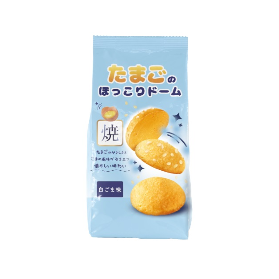 Merry-Go-Round Egg Warm Dome White Sesame Flavor 60g