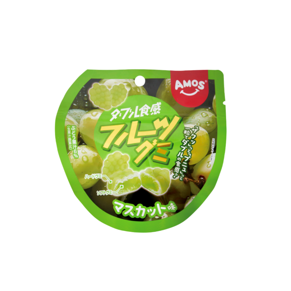 First Japan Double Texture Fruit Gummy Muscat Flavor 40g