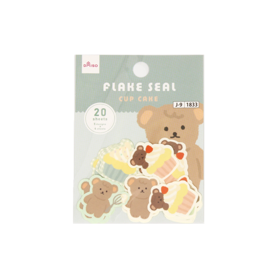 Flake Seal Sweet Animals Bear
