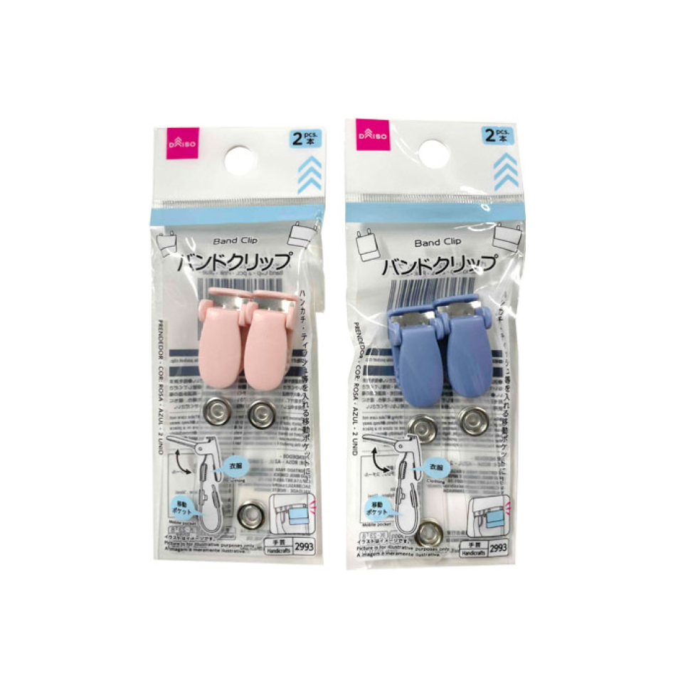 Band Clip Pink/Blue