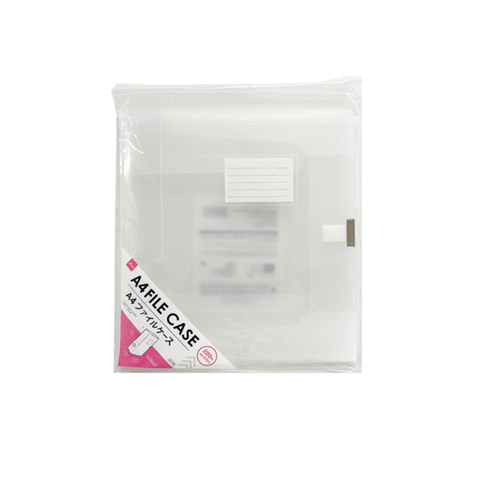File Case Folding Type A4 Transparent