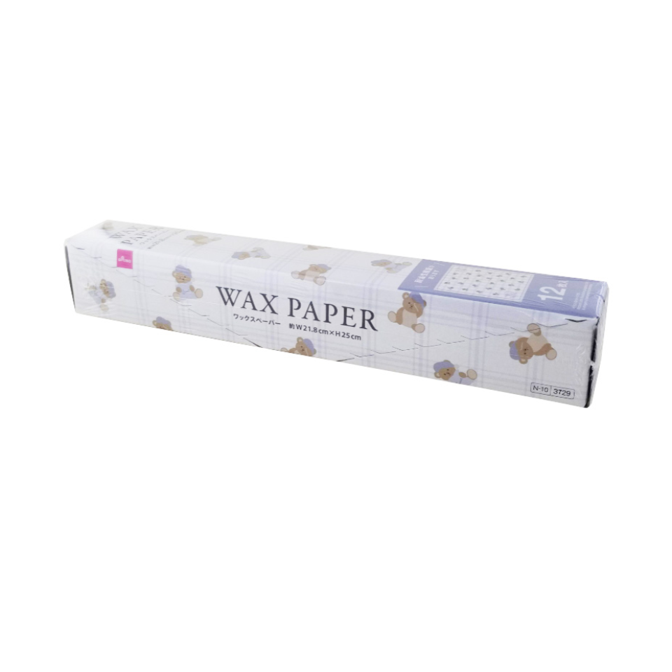 Wax Paper Sleepy Bear 8.58in x 9.84in