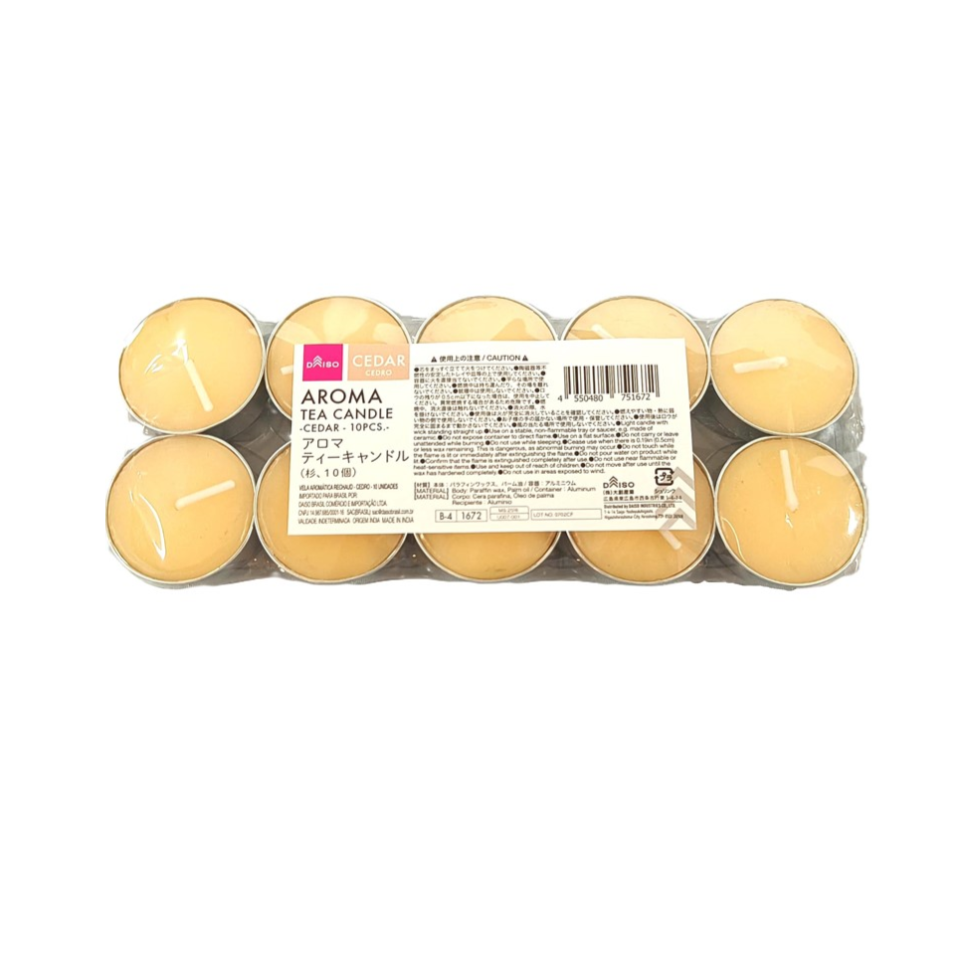 Aroma Tea Candle Cedar