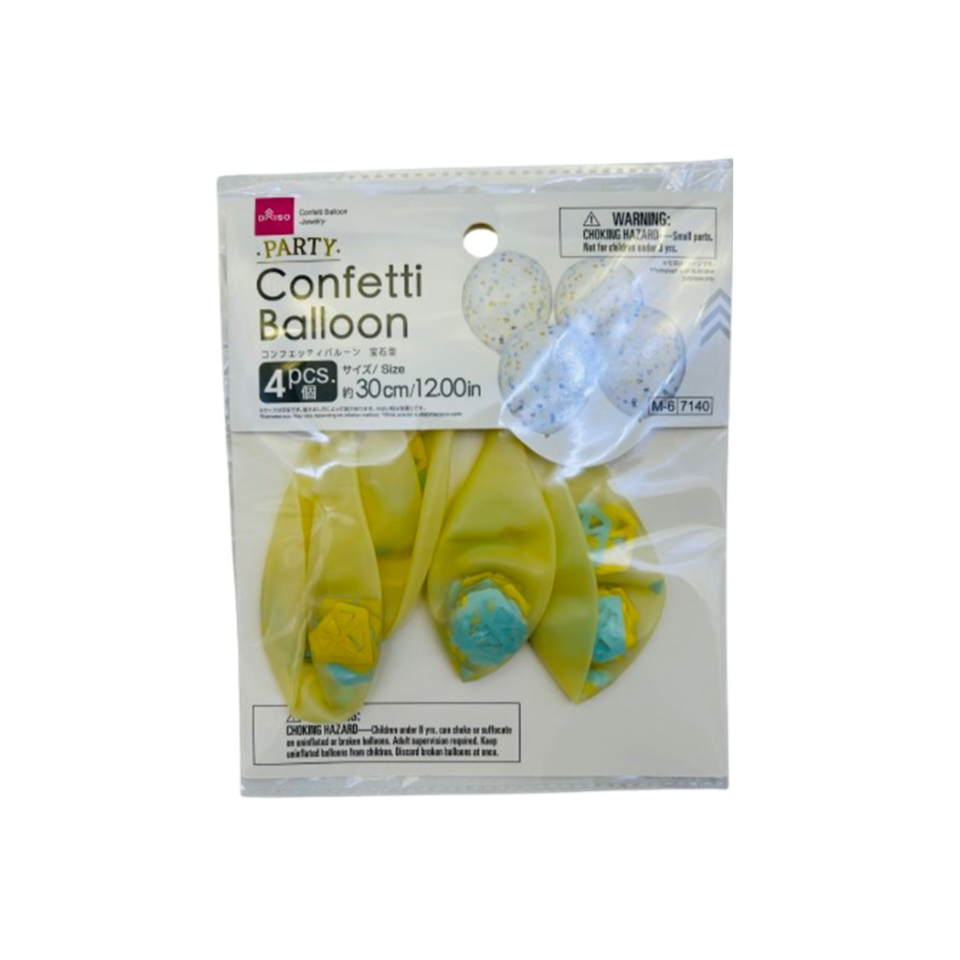 Confetti Balloon Jewelry 12in