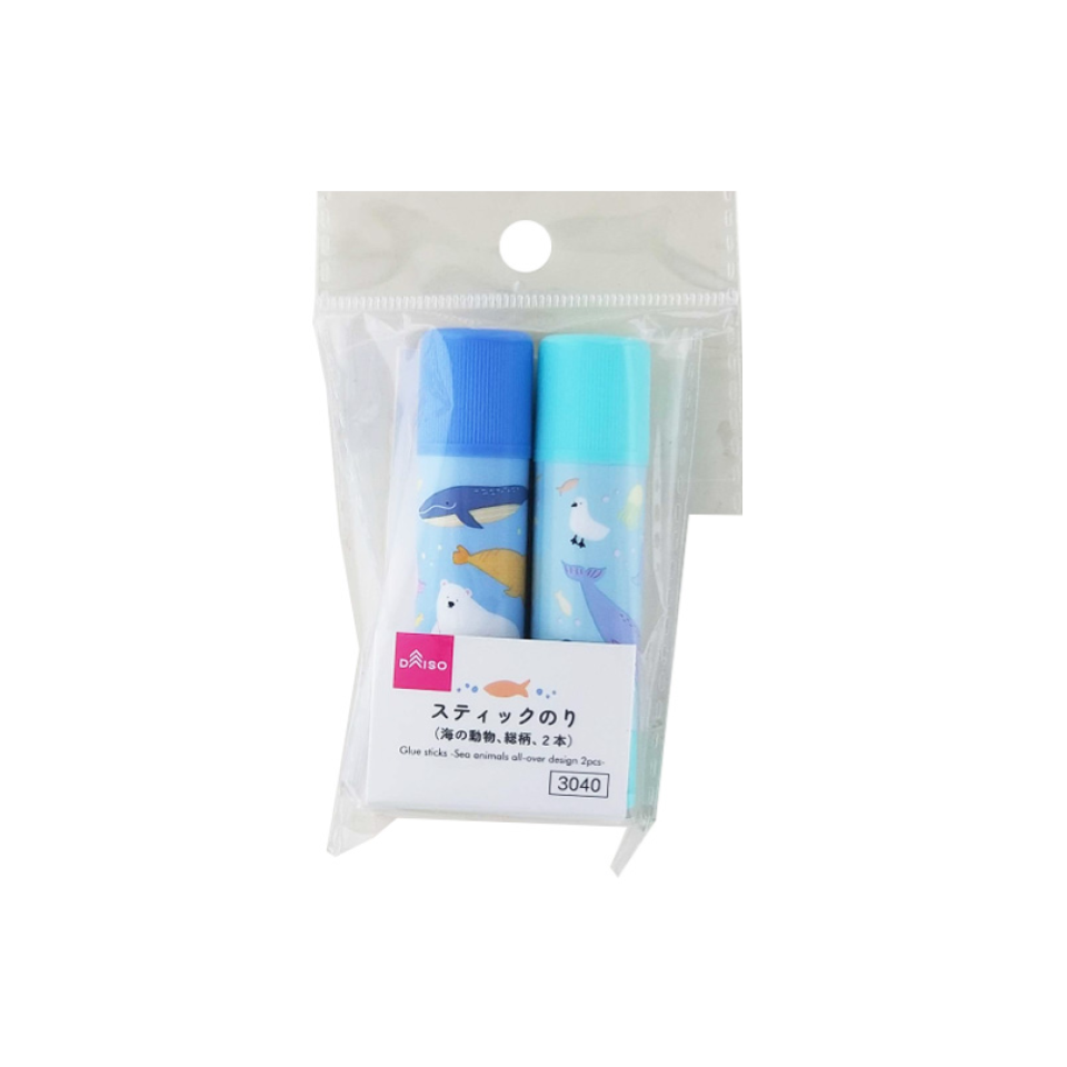 Glue Sticks Sea Animals All Over Design