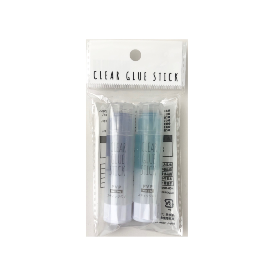 Clear Glue Stick Blue & Purple