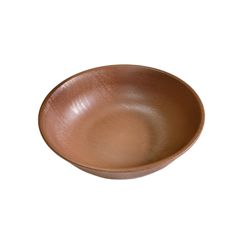 Deep Plate Woodgrain Round 550ml