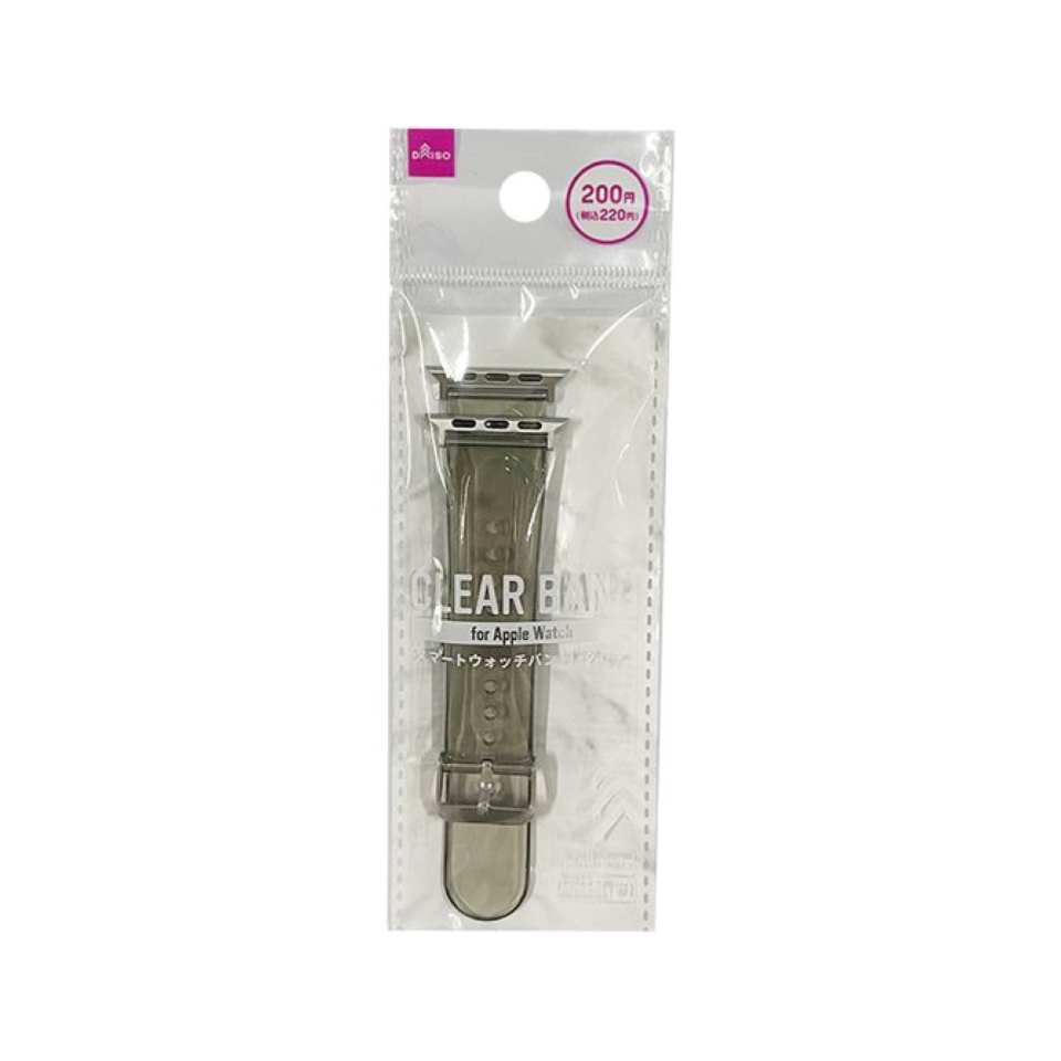 Smart Watch Band for Apple Watch Clear Black